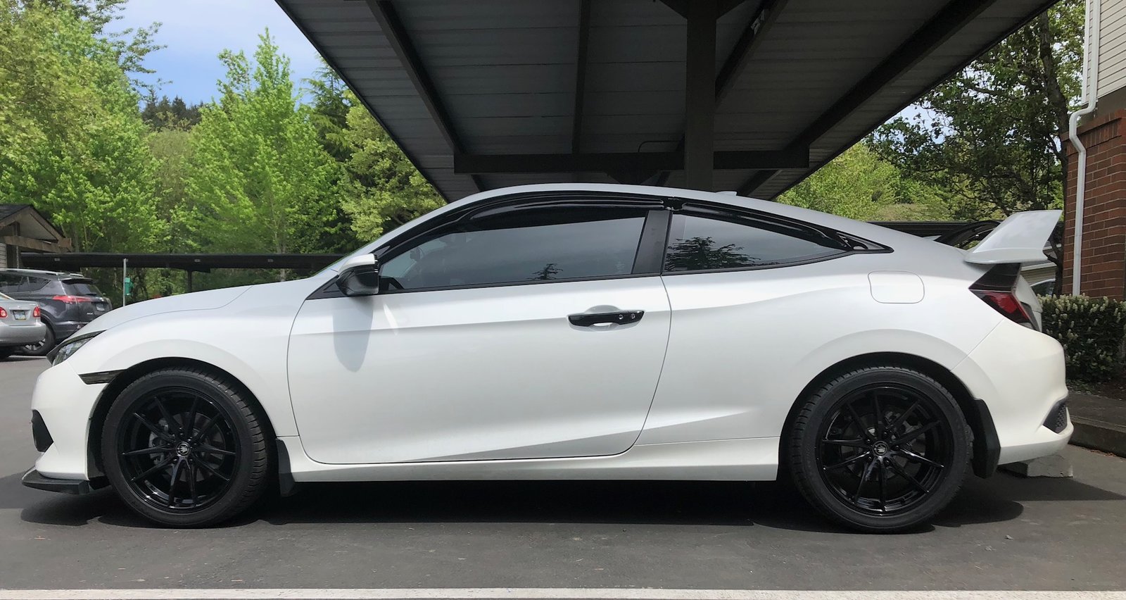 photo 1 Honda Civic custom wheels   18x8.0, ET +45, tire size 245/40 R18. x ET