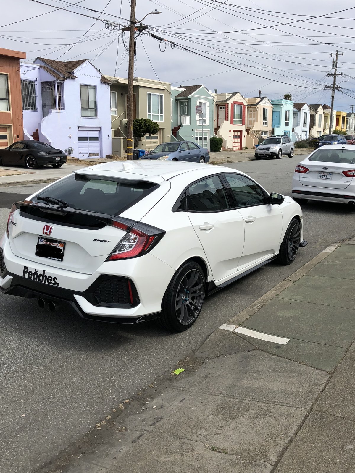 photo 2 Honda Civic custom wheels   18x9.5, ET +38, tire size 245/40 R18. x ET