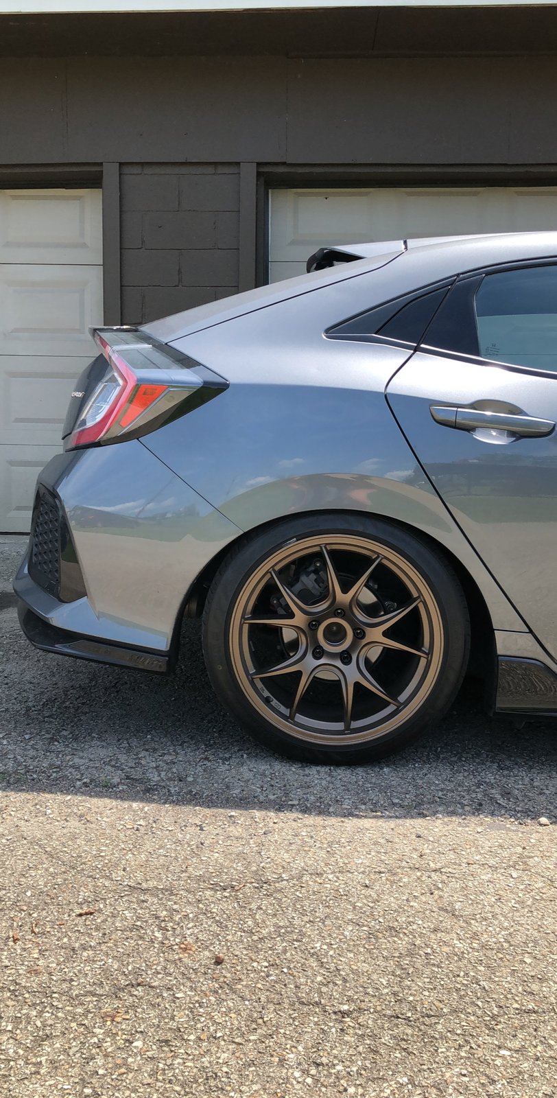 photo 4 Honda Civic custom wheels   18x9.5, ET +35, tire size 235/40 R18. x ET