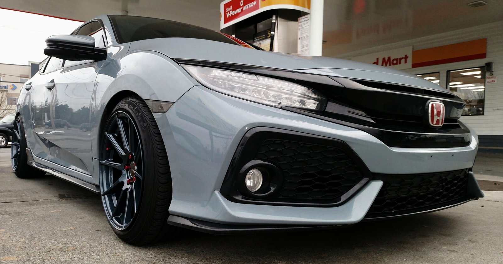 photo 2 Honda Civic custom wheels   18x9.5, ET +35, tire size 235/40 R18. x ET