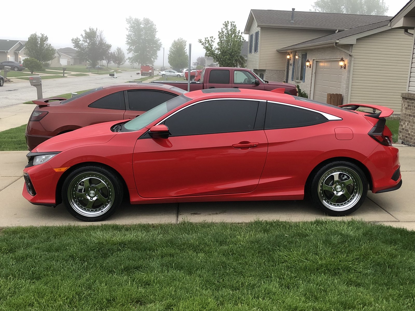 photo 4 Honda Civic custom wheels   18x8.5, ET +30, tire size 235/40 R18. x ET