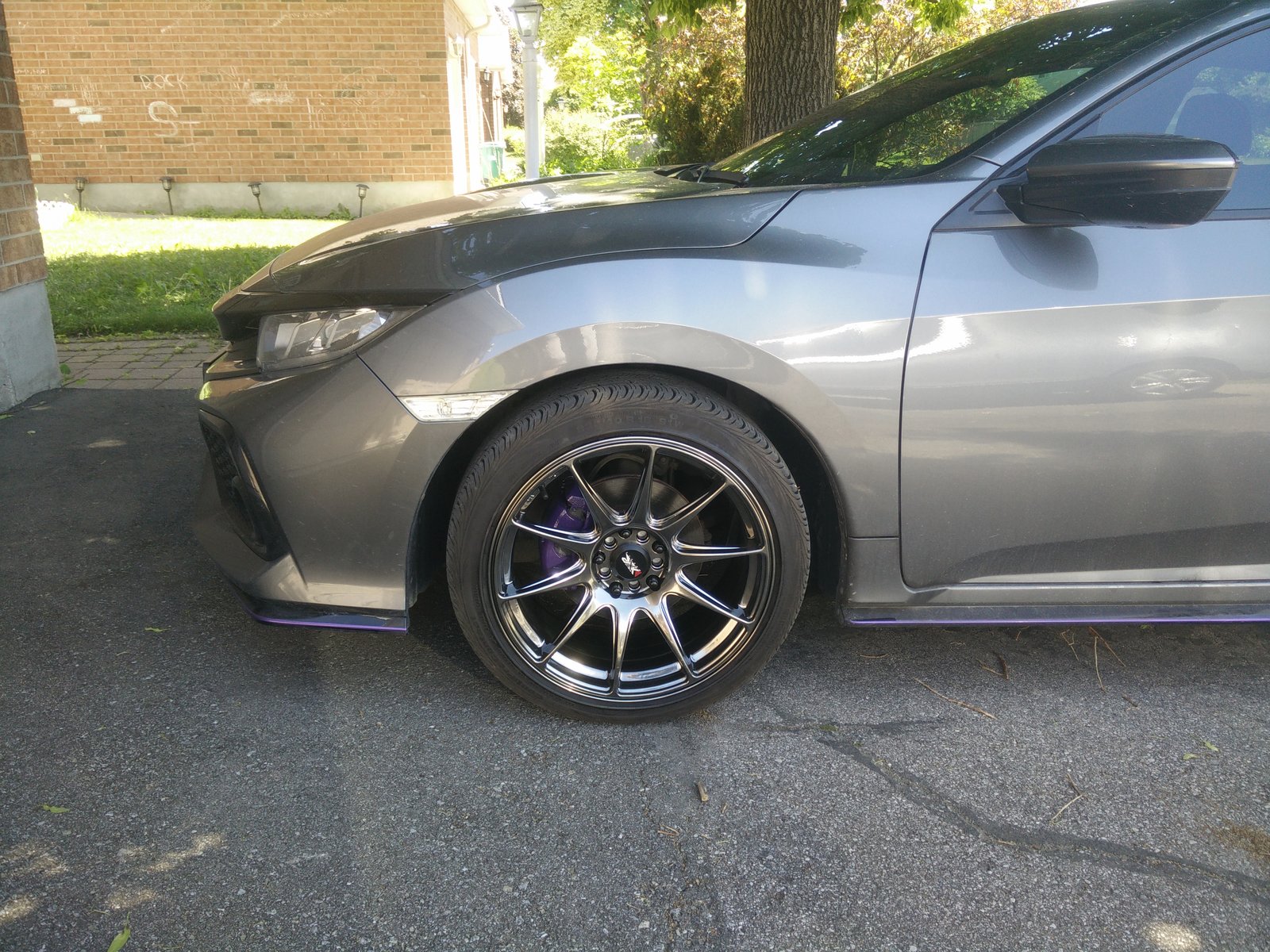 photo 2 Honda Civic custom wheels   18x8.75, ET +35, tire size X R18. x ET