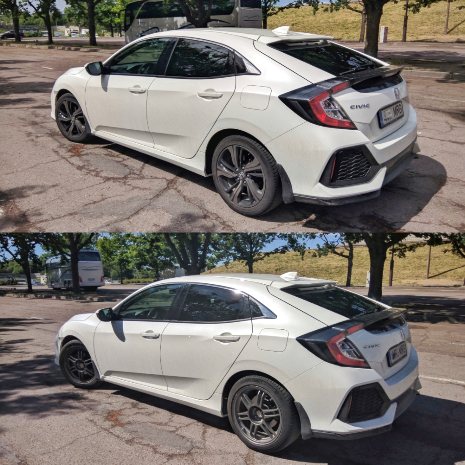 photo 1 Honda Civic custom wheels   17x7.0, ET +35, tire size 235/45 R17. 17x9.0 ET