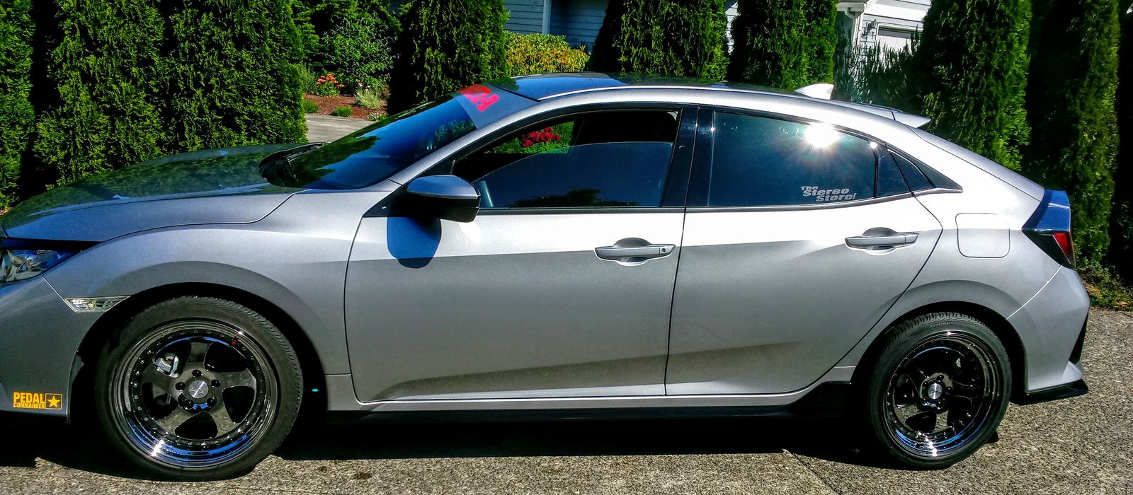 photo 1 Honda Civic custom wheels   18x8.5, ET +30, tire size 235/40 R18. x ET