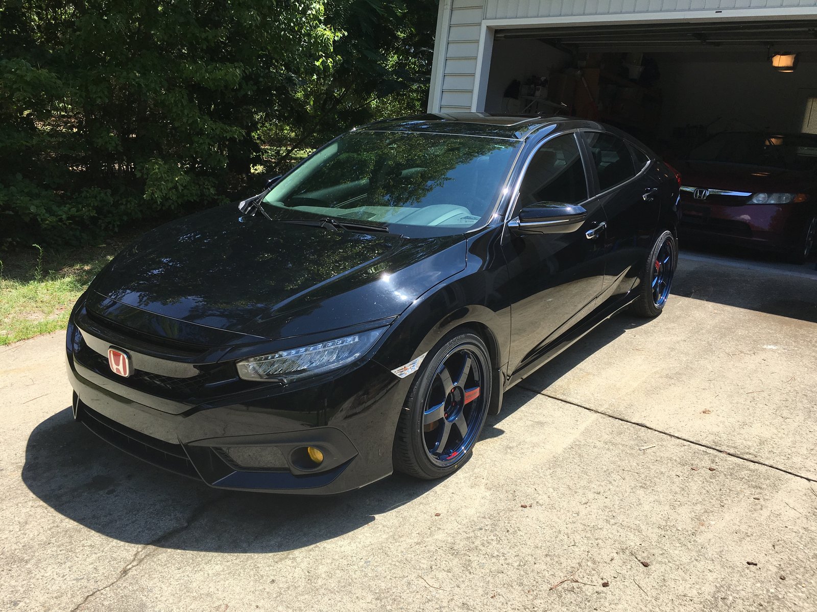 photo 2 Honda Civic custom wheels   18x, ET , tire size 235/40 R18. x ET