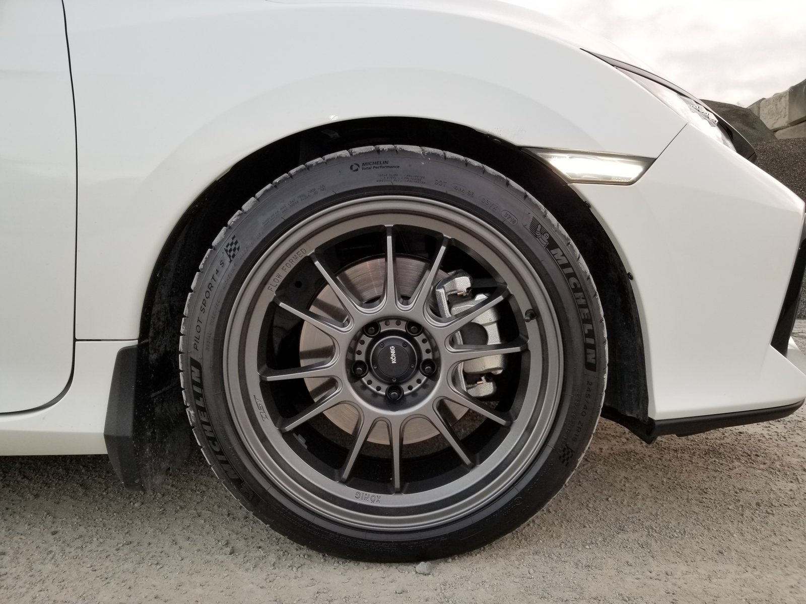 photo 1 Honda Civic custom wheels   18x, ET , tire size 245/40 R18. x ET