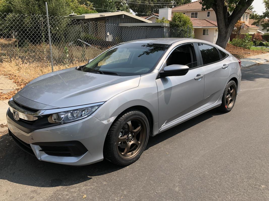 photo 2 Honda Civic custom wheels   17x8.0, ET +40, tire size 235/45 R17. x ET