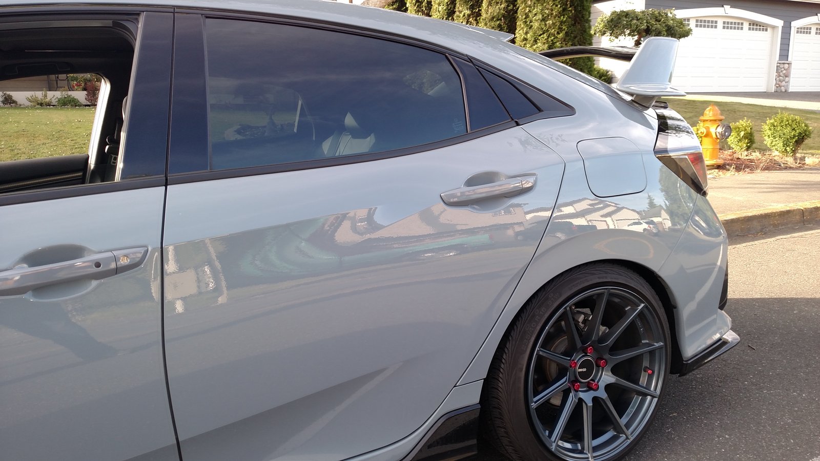 photo 2 Honda Civic custom wheels   18x9.5, ET +35, tire size 235/40 R18. x ET