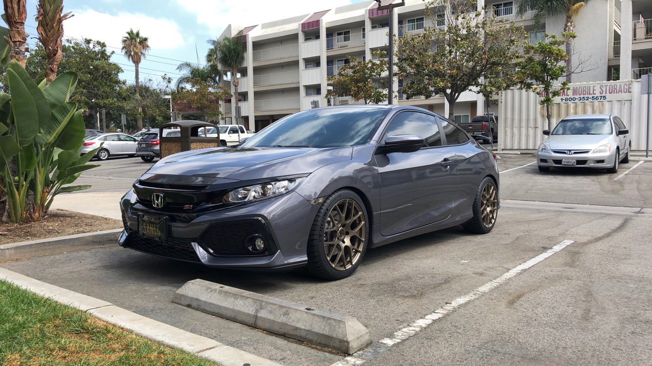 photo 1 Honda Civic custom wheels   18x8.0, ET +35, tire size 235/40 R18. x ET