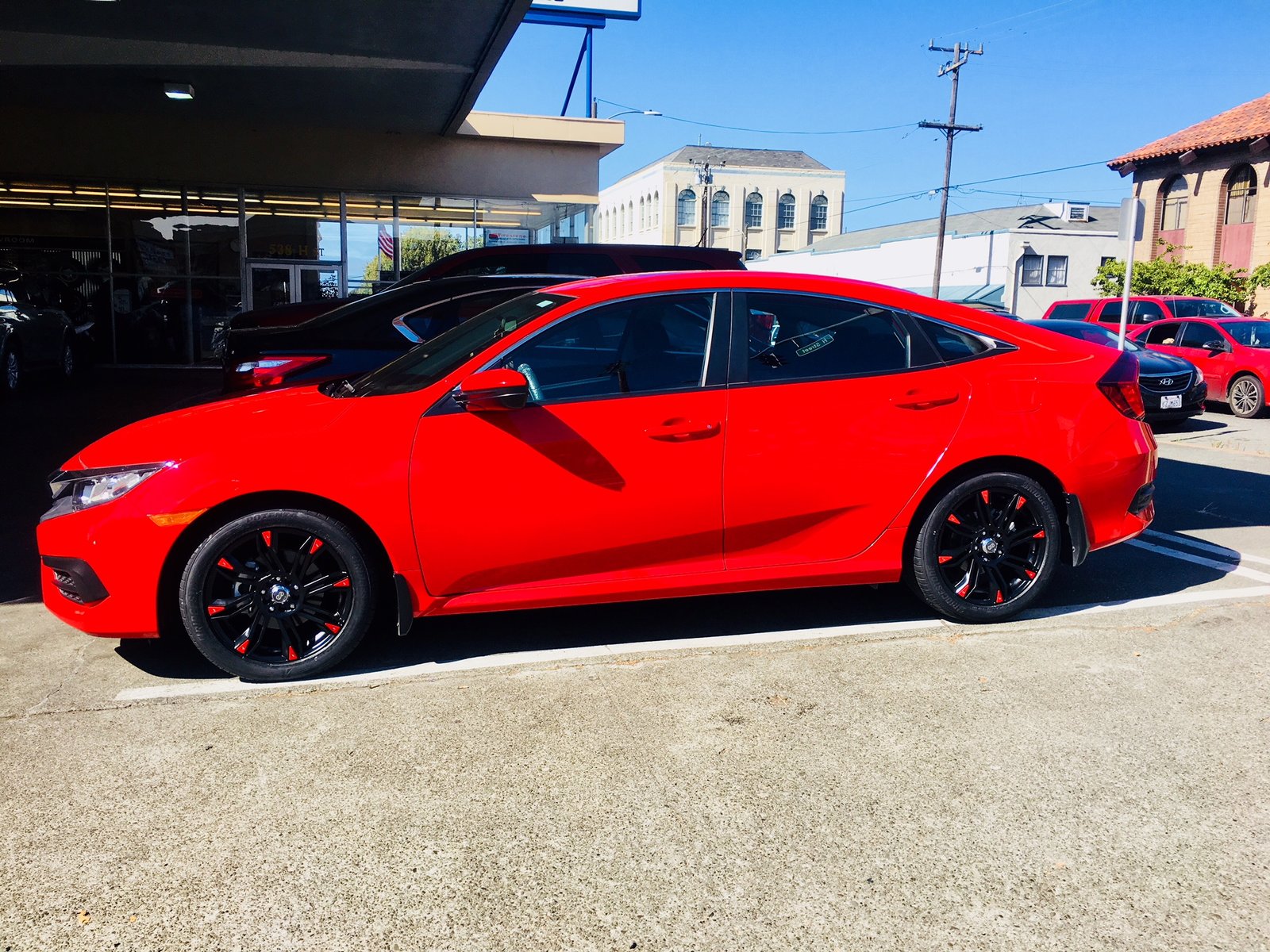 photo 2 Honda Civic custom wheels   17x7.0, ET +42, tire size 215/50 R17. x ET