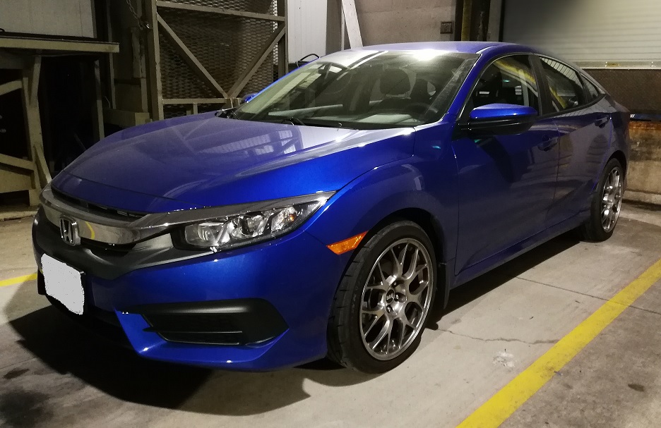 photo 1 Honda Civic custom wheels   18x8.5, ET +38, tire size 235/40 R18. x ET