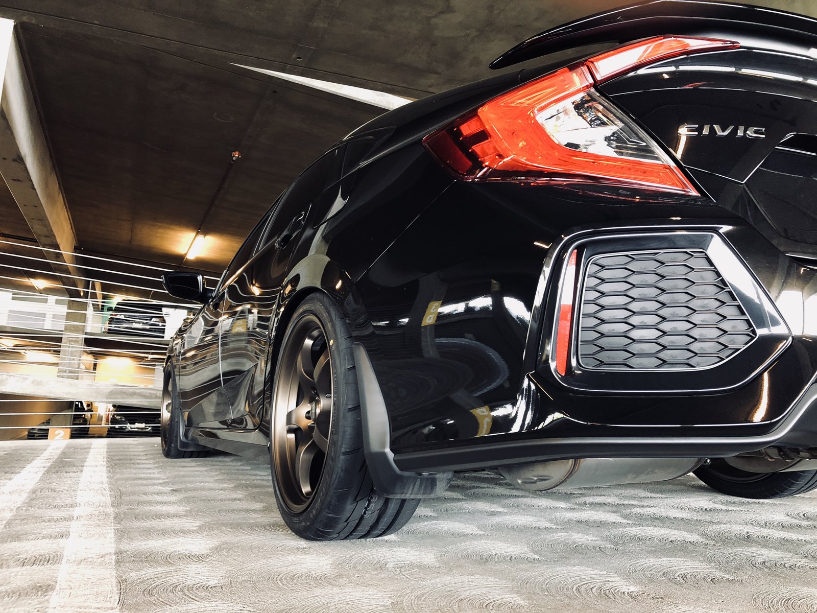 photo 1 Honda Civic custom wheels   18x9.0, ET +35, tire size 255/35 R18. x ET