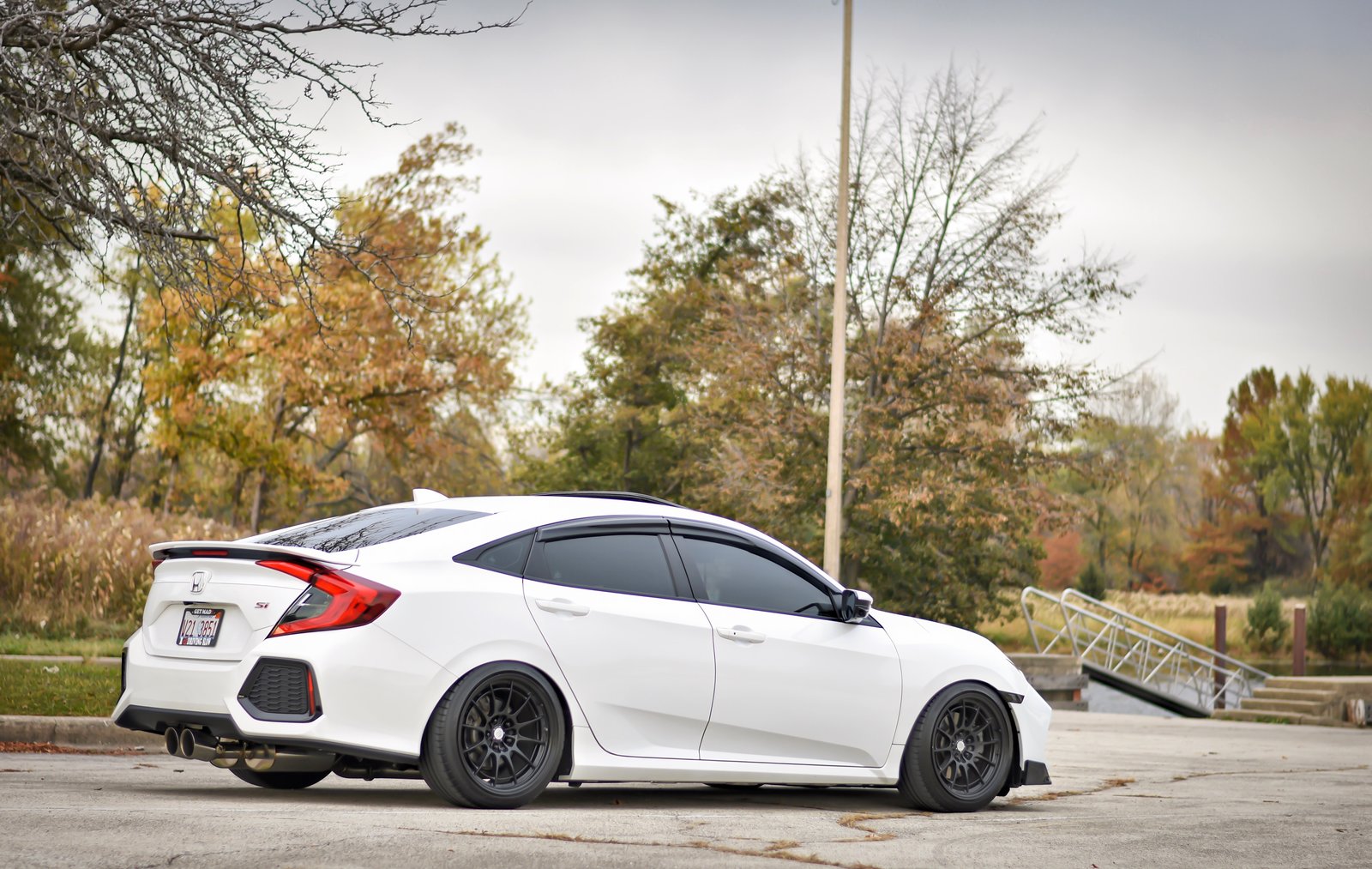 photo 1 Honda Civic custom wheels   18x9.5, ET +40, tire size 245/40 R18. x ET