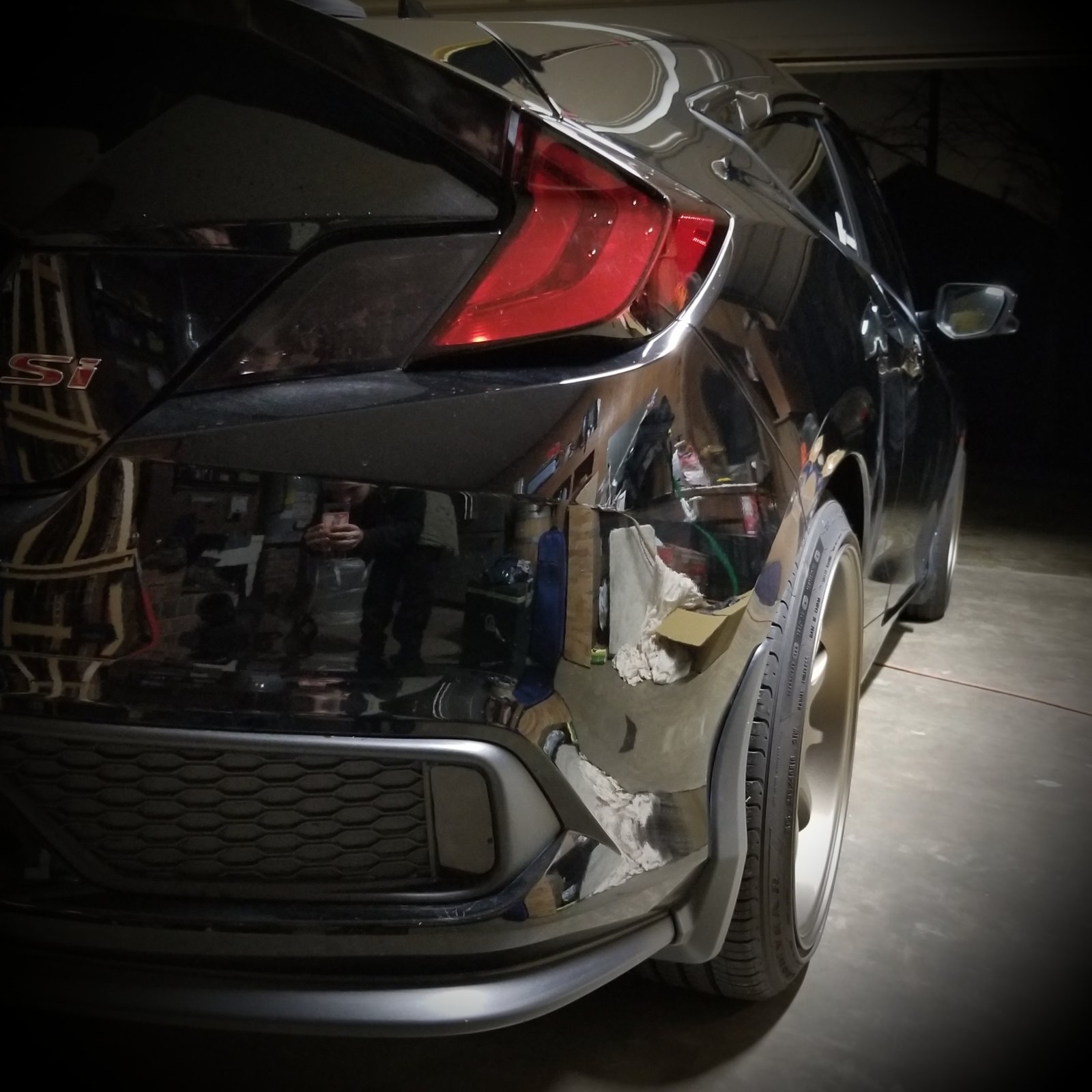 photo 1 Honda Civic custom wheels   18x9.5, ET +38, tire size 235/40 R18. x ET