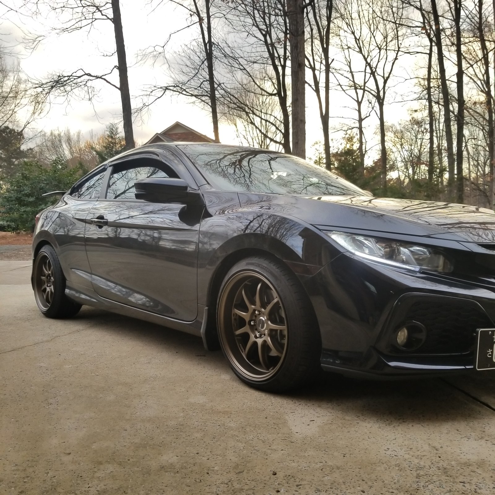 photo 2 Honda Civic custom wheels   18x9.5, ET +38, tire size 235/40 R18. x ET