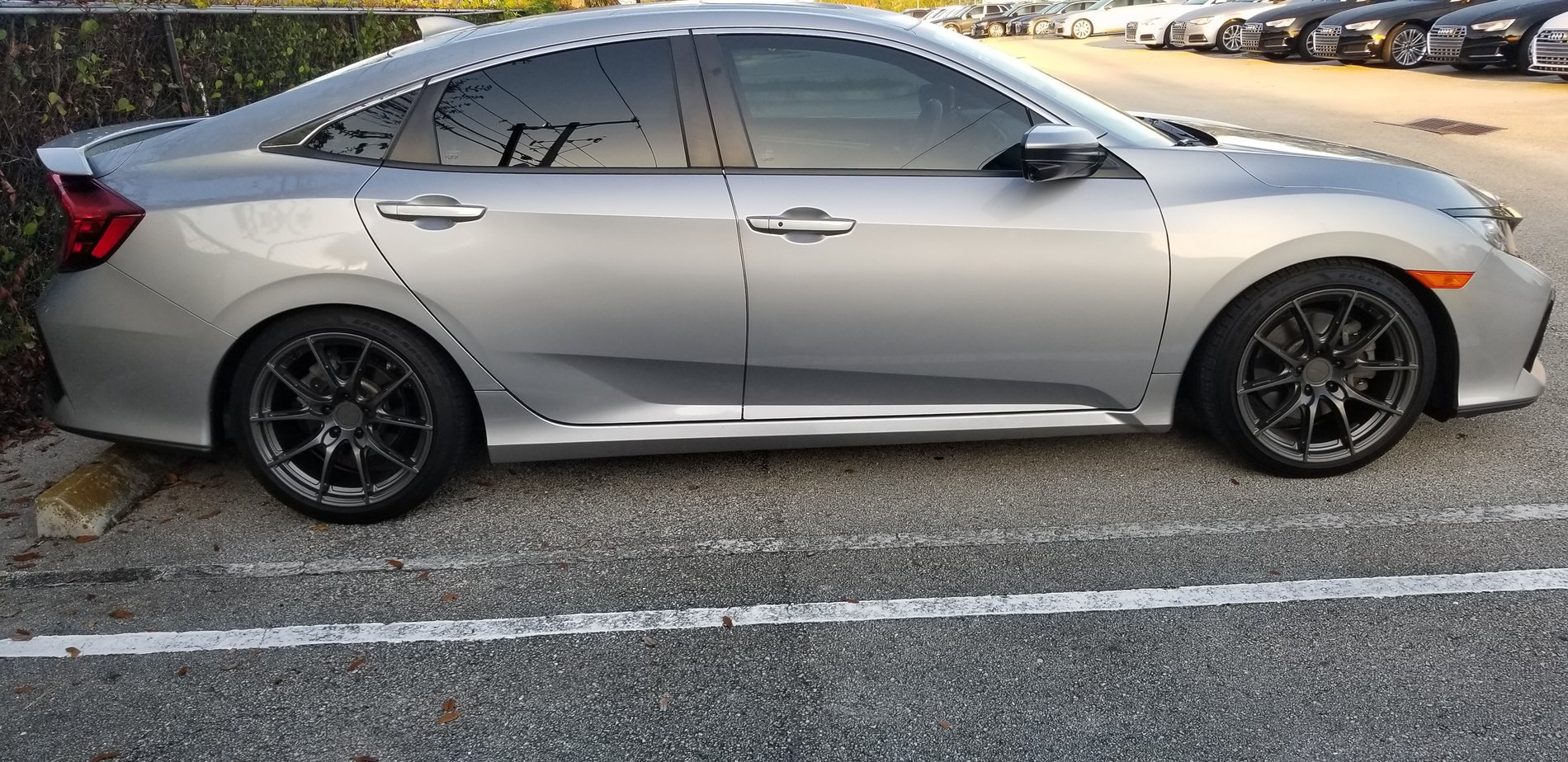 photo 2 Honda Civic custom wheels   18x9.5, ET +40, tire size 235/40 R18. x ET