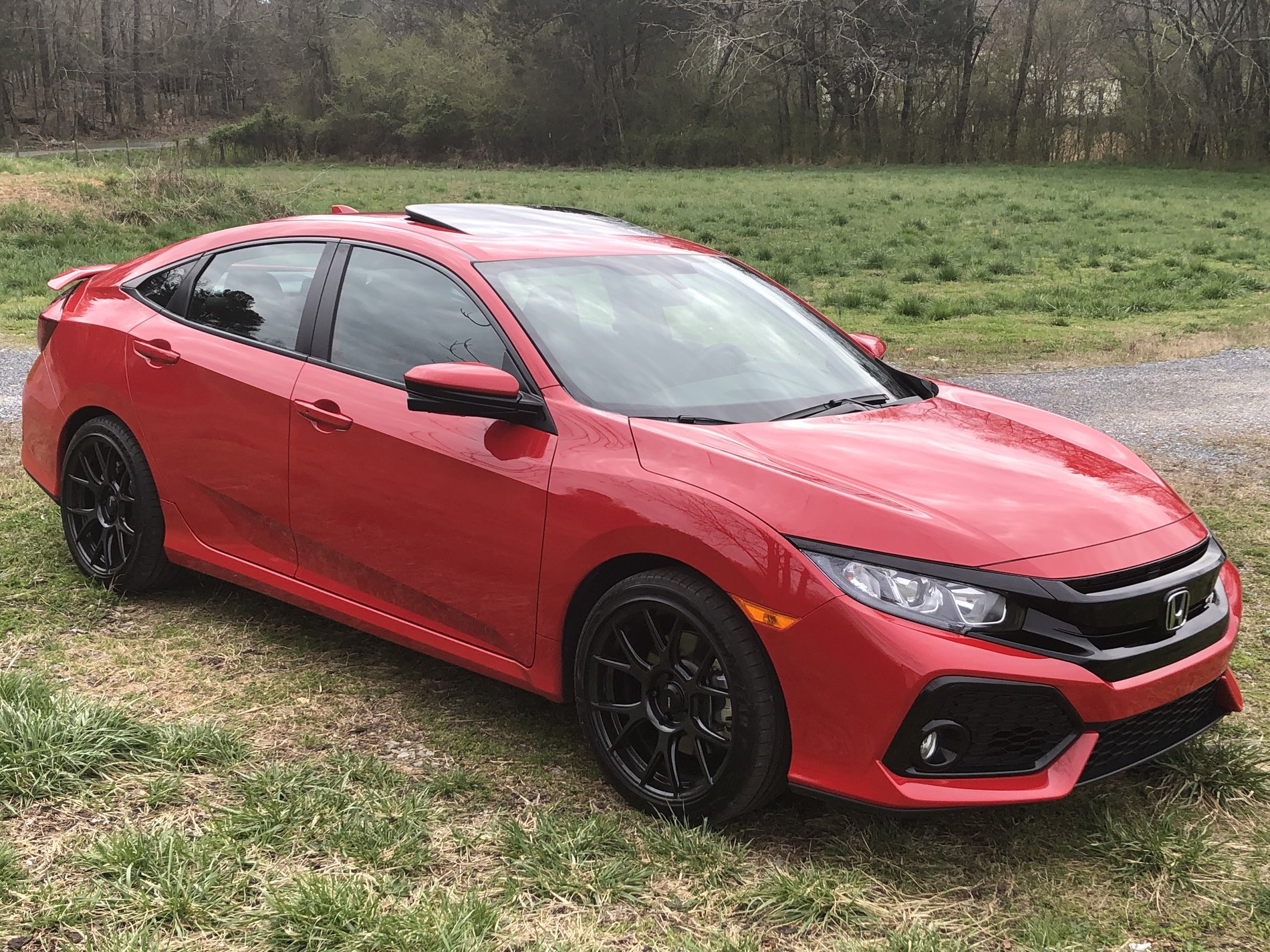 photo 1 Honda Civic custom wheels   18x8.5, ET +35, tire size 235/40 R18. x ET