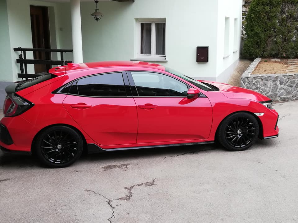photo 1 Honda Civic custom wheels  TN16 18x8.0, ET +40, tire size X R18. x ET