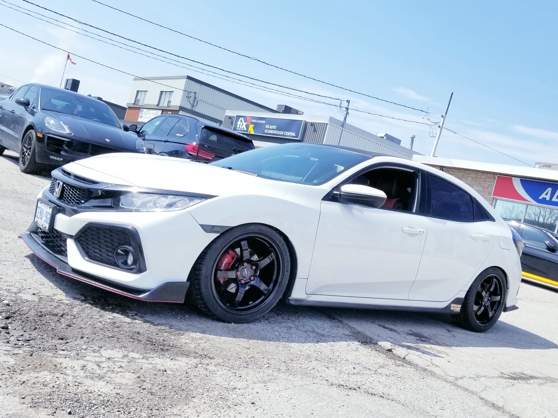 photo 2 Honda Civic custom wheels   18x, ET , tire size 235/40 R18. x ET