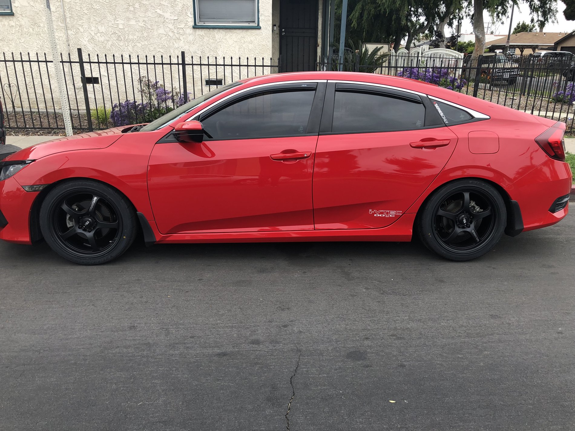 photo 2 Honda Civic custom wheels   18x8.0, ET +45, tire size 235/40 R18. x ET 