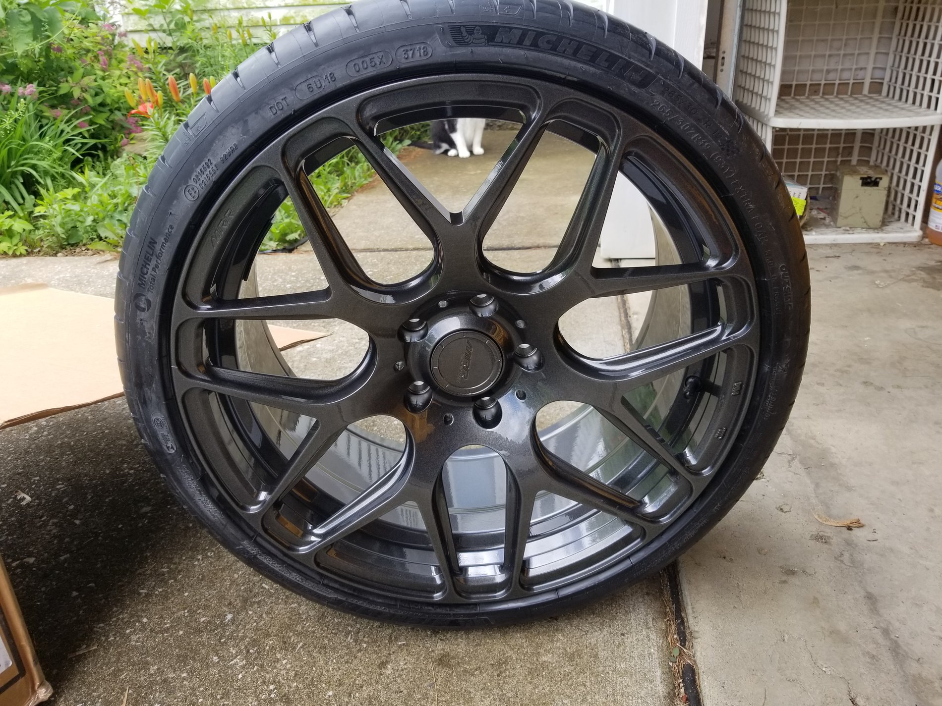 photo 2 Honda Civic custom wheels   19x9.5, ET +44, tire size 265/30 R19. x ET 