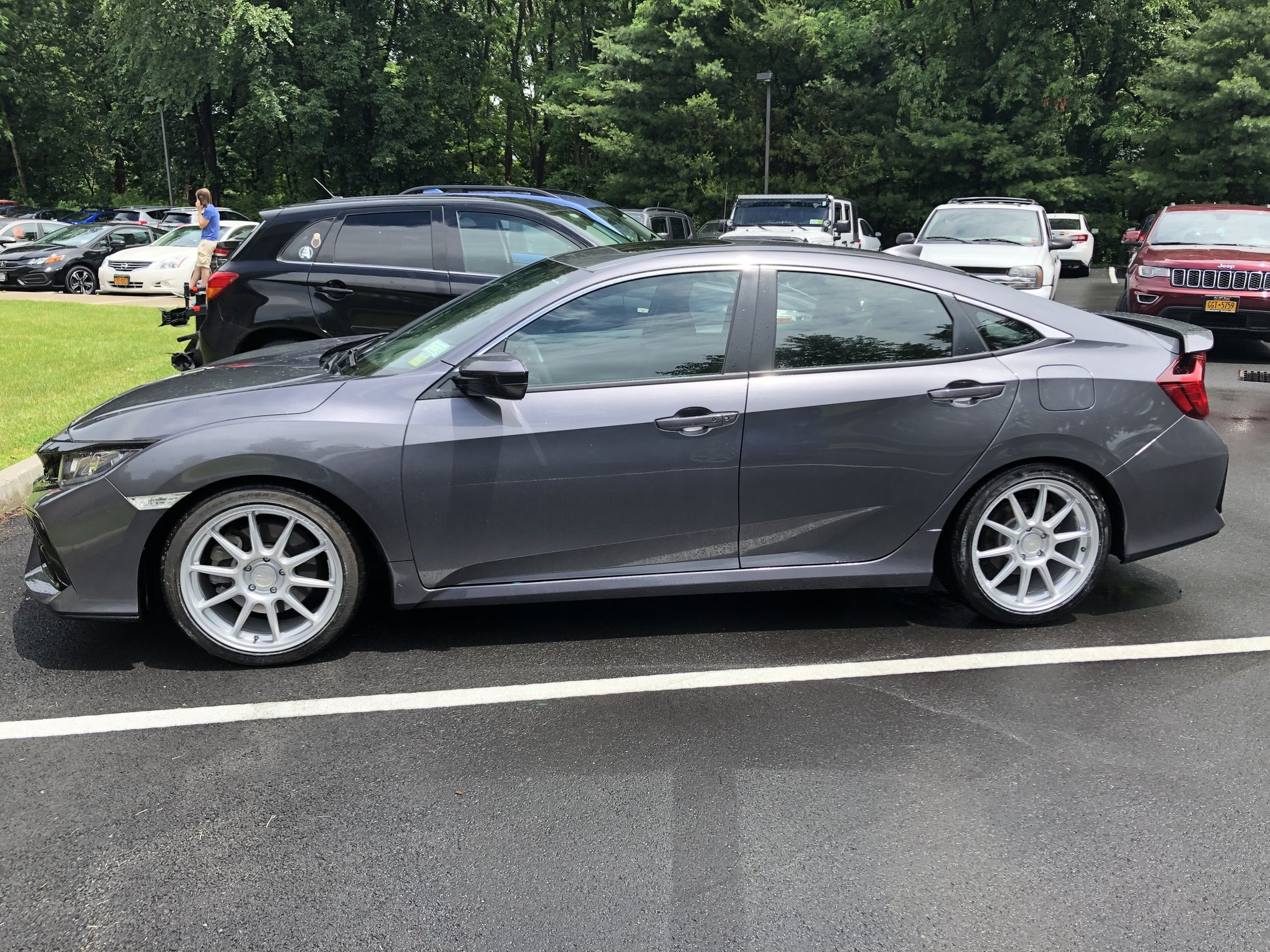 photo 3 Honda Civic custom wheels   18x8.5, ET +35, tire size 235/40 R18. x ET