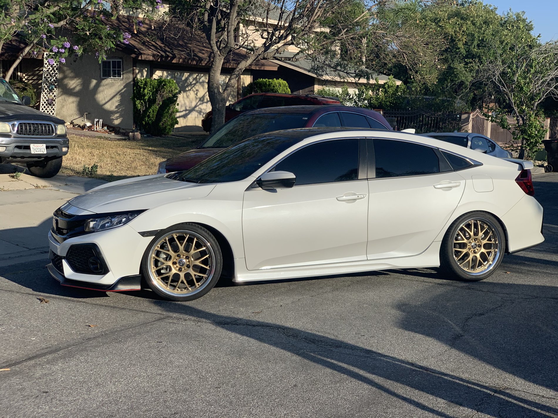 photo 2 Honda Civic custom wheels   19x8.5, ET +35, tire size 225/35 R19. x ET 255/35 R