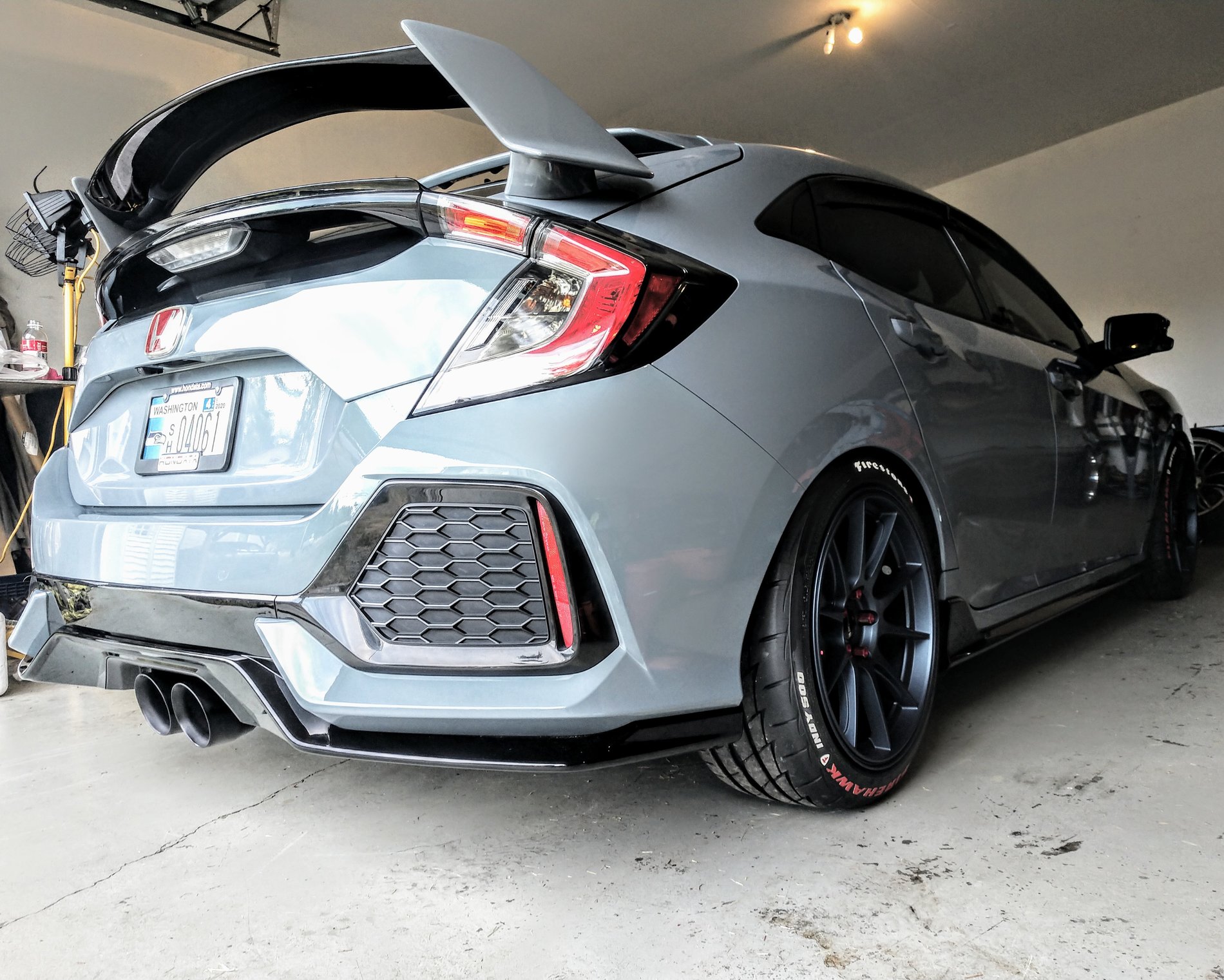 photo 1 Honda Civic custom wheels   18x9.5, ET +38, tire size 245/40 R18. x ET