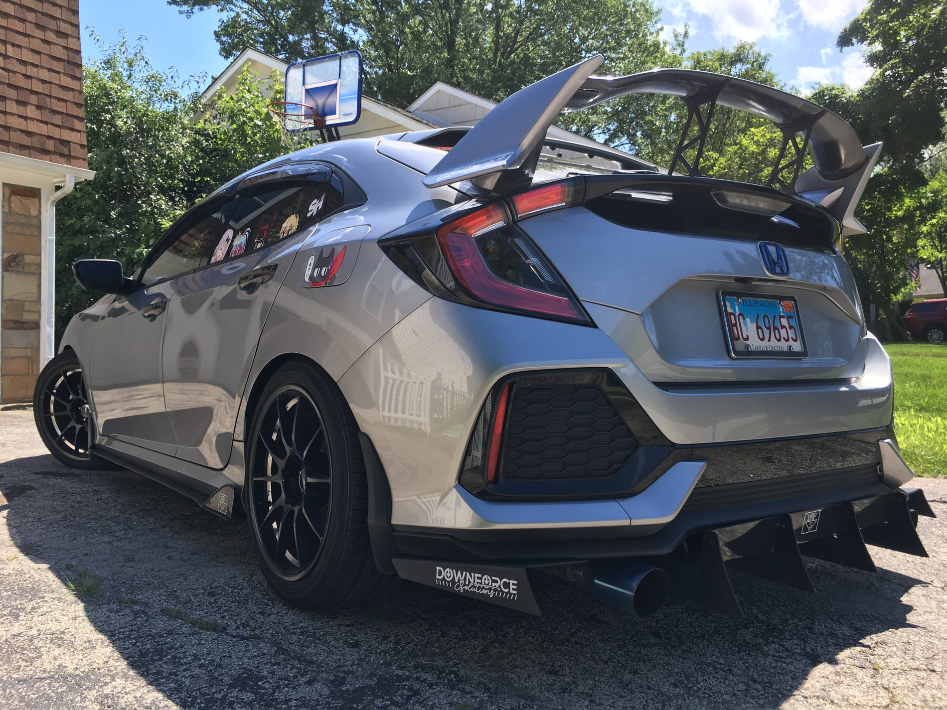 photo 2 Honda Civic custom wheels  Milligram 18x8.5, ET +25, tire size 225/45 R18. x ET 