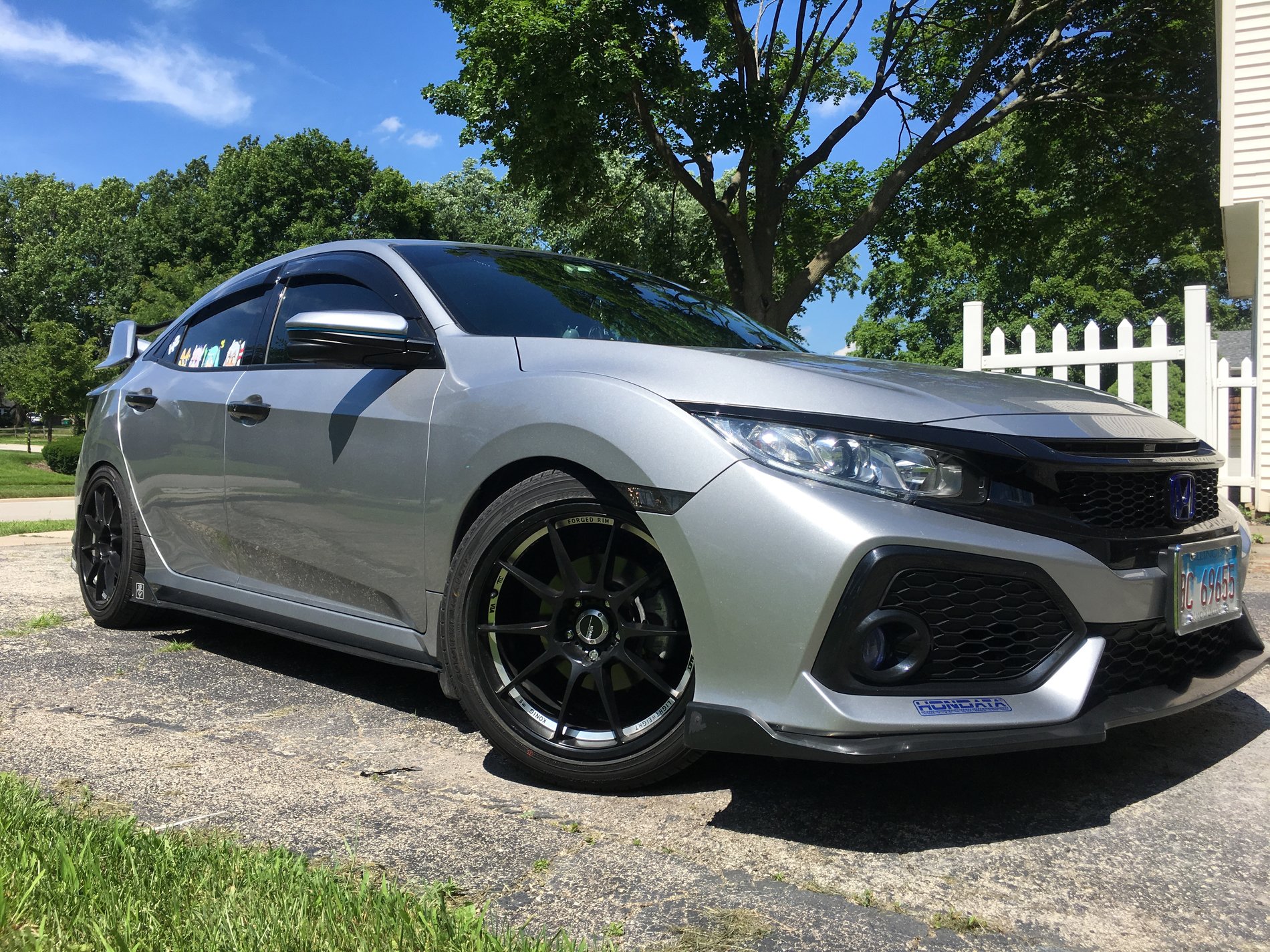 photo 3 Honda Civic custom wheels  Milligram 18x8.5, ET +25, tire size 225/45 R18. x ET 