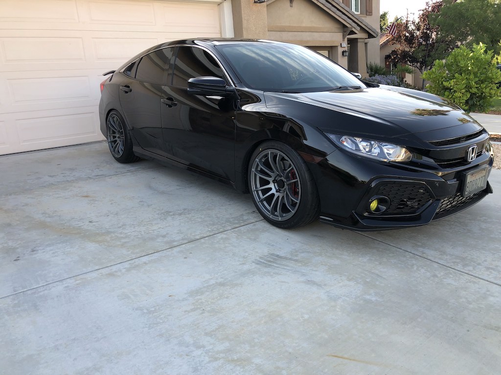 photo 1 Honda Civic custom wheels   18x9.5, ET +38, tire size 245/40 R18. x ET