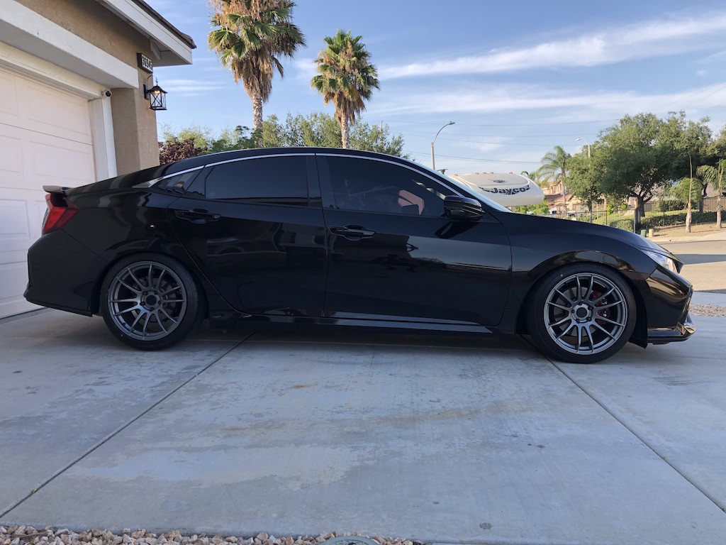 photo 2 Honda Civic custom wheels   18x9.5, ET +38, tire size 245/40 R18. x ET