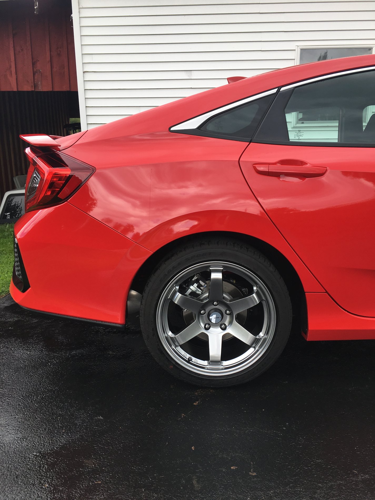 photo 1 Honda Civic custom wheels   18x8.5, ET +35, tire size X R18. x ET