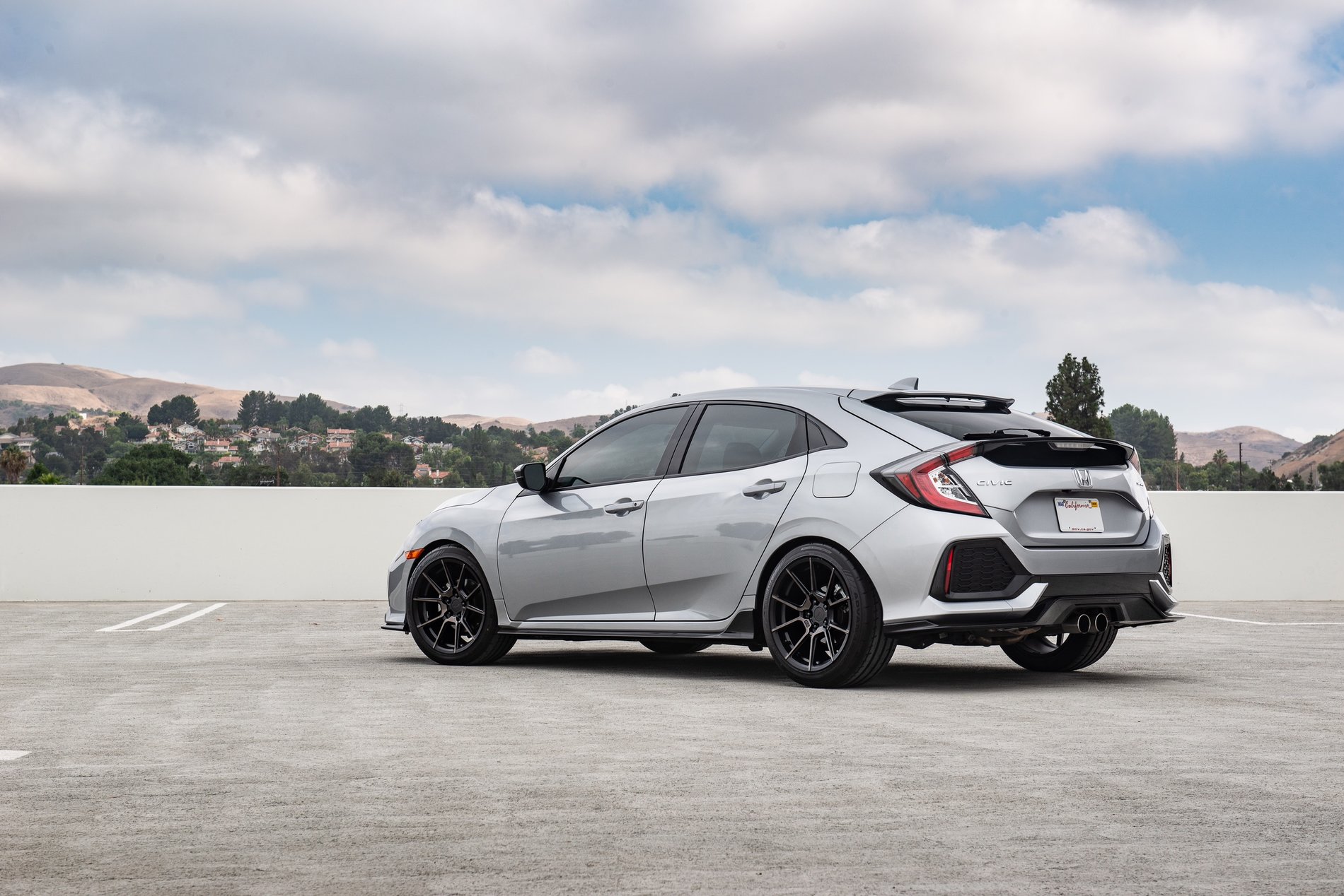 photo 1 Honda Civic custom wheels   18x9.5, ET +39, tire size 255/40 R18. x ET