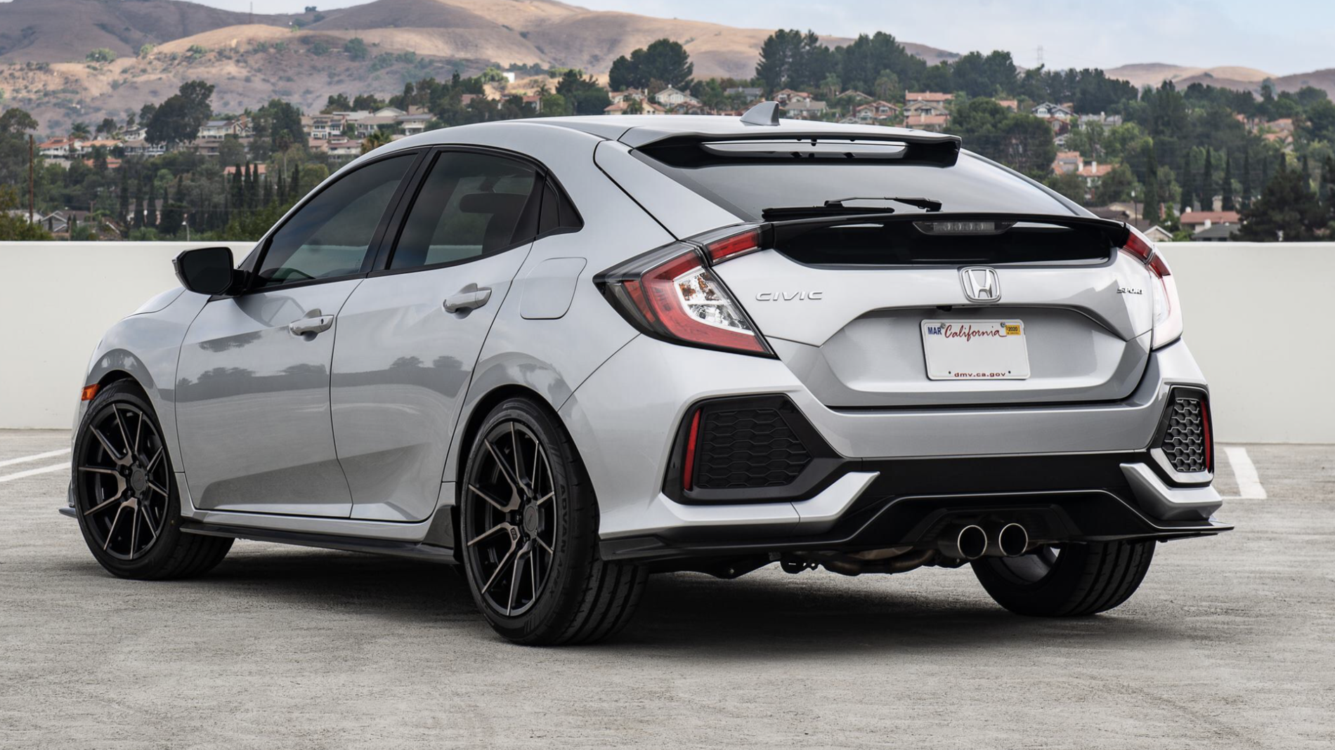 photo 2 Honda Civic custom wheels   18x9.5, ET +39, tire size 255/40 R18. x ET