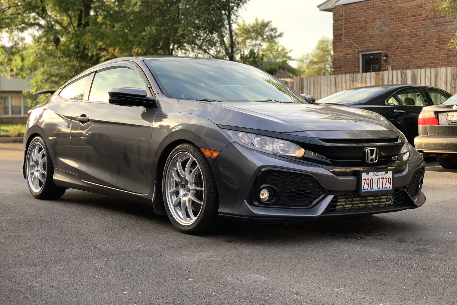 photo 2 Honda Civic custom wheels   18x8.0, ET +40, tire size 235/40 R18. x ET