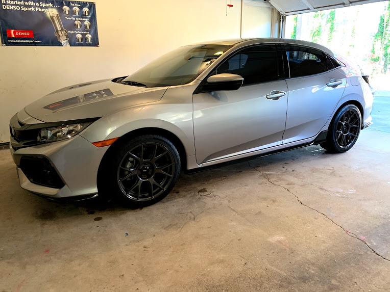 photo 1 Honda Civic custom wheels   18x8.5, ET +35, tire size 235/40 R18. x ET 