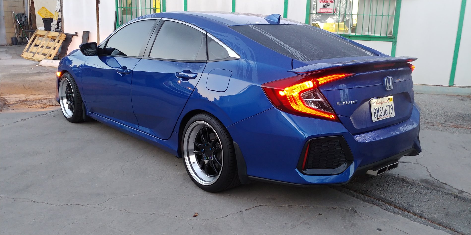 photo 3 Honda Civic custom wheels   18x9.5, ET +38, tire size 255/35 R18. x ET 