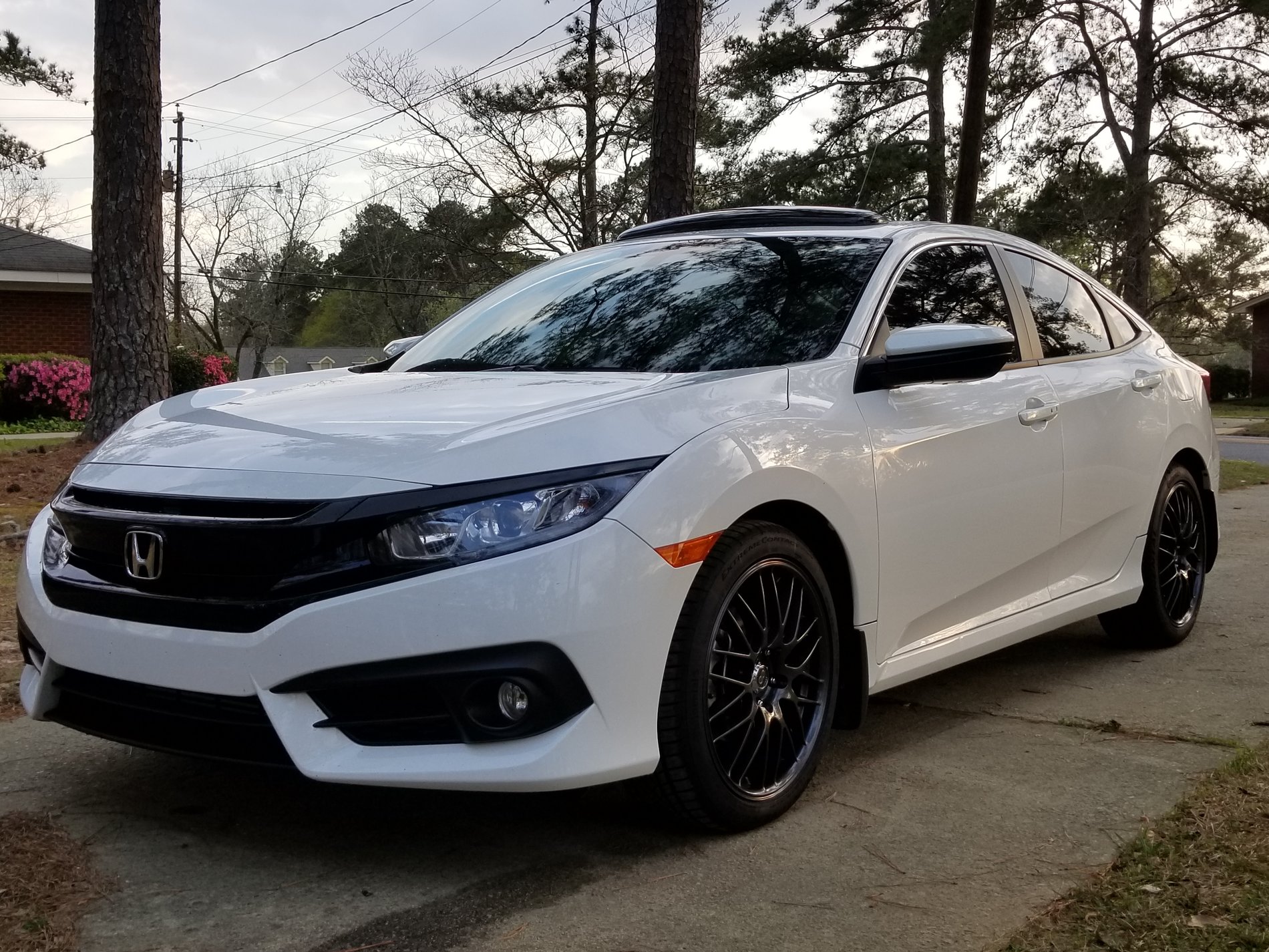 photo 2 Honda Civic custom wheels   18x7.5, ET +45, tire size 215/45 R18. x ET