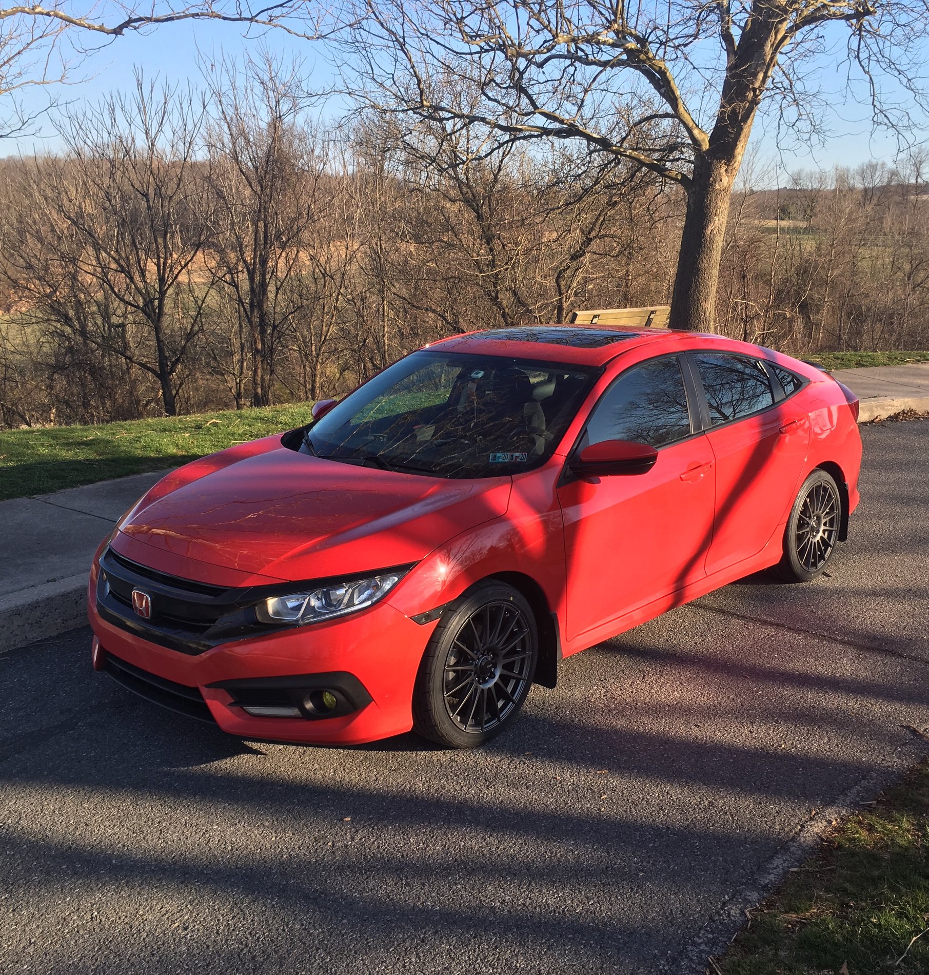 photo 2 Honda Civic custom wheels   18x8.0, ET +45, tire size 225/40 R18. x ET