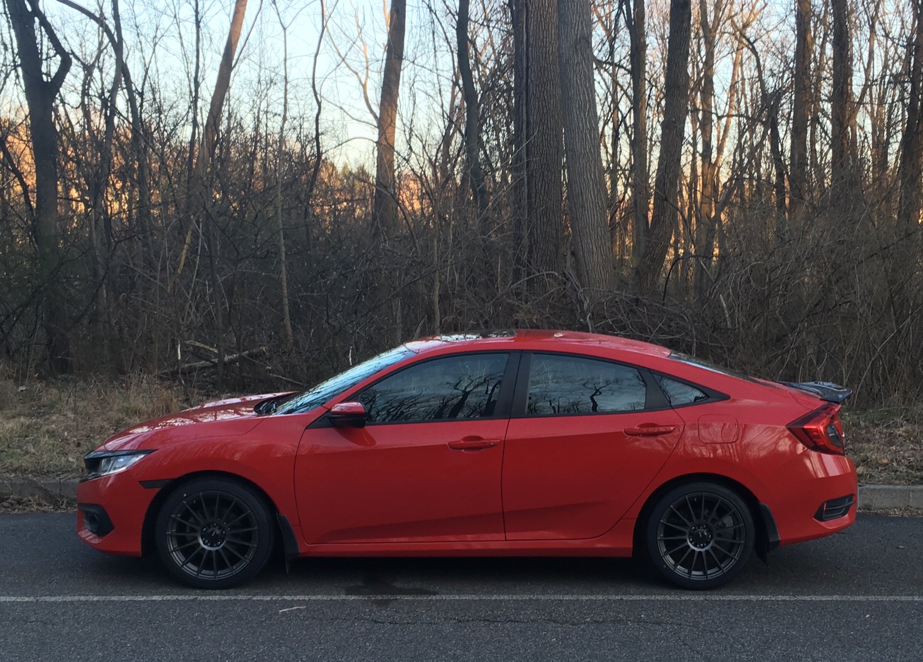 photo 3 Honda Civic custom wheels   18x8.0, ET +45, tire size 225/40 R18. x ET