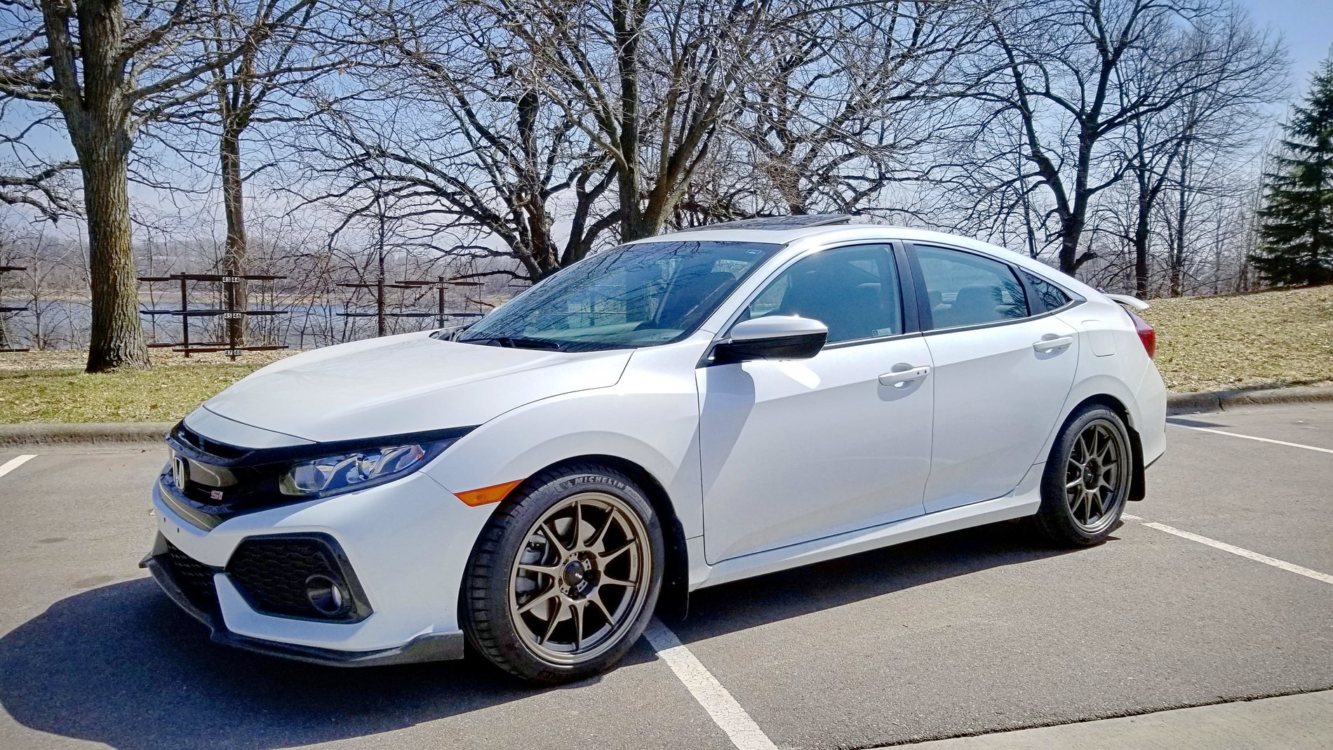 photo 1 Honda Civic custom wheels   18x8.5, ET +35, tire size 245/40 R18. x ET