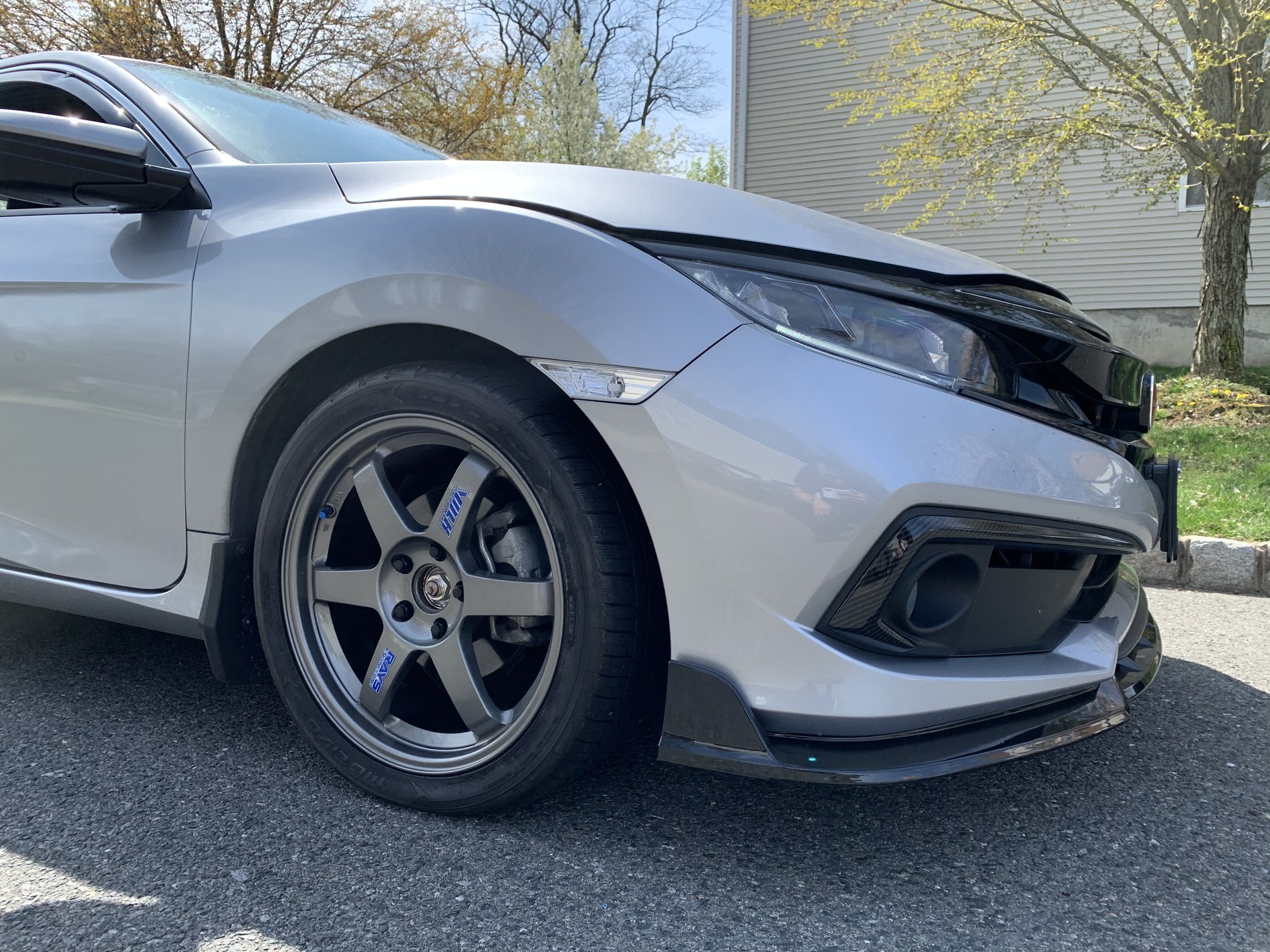 photo 2 Honda Civic custom wheels   18x, ET , tire size 235/40 R18. x ET