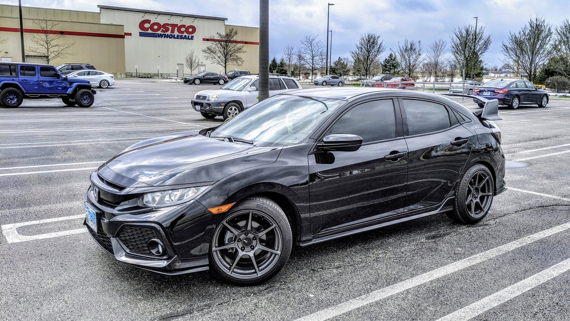 photo 1 Honda Civic custom wheels   18x9.5, ET +38, tire size 245/40 R18. x ET 
