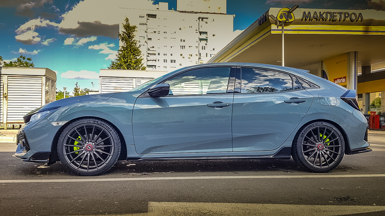 photo 2 Honda Civic custom wheels   19x8.5, ET +42, tire size 235/35 R19. x ET