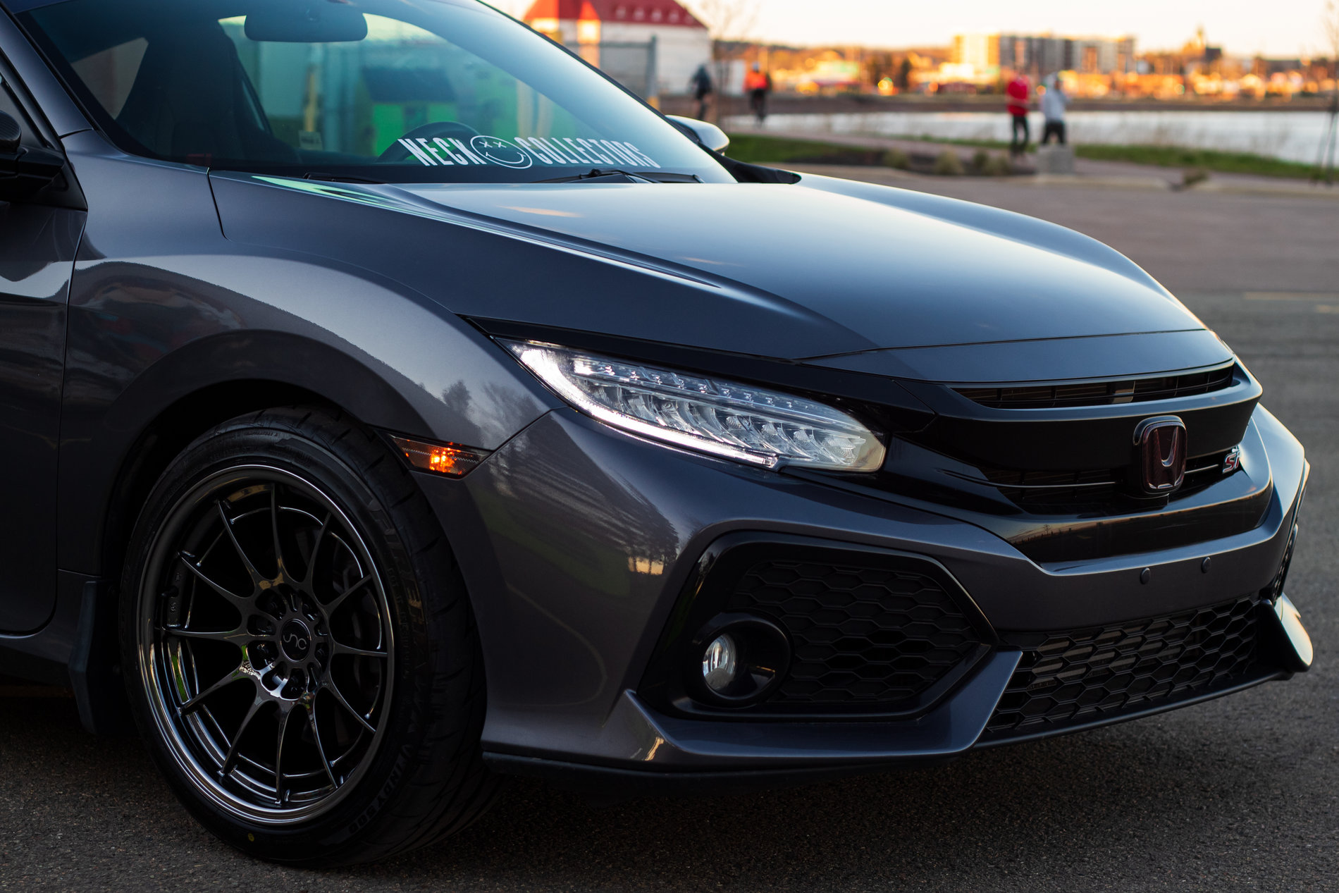 photo 2 Honda Civic custom wheels   18x9.5, ET +35, tire size 245/40 R18. x ET