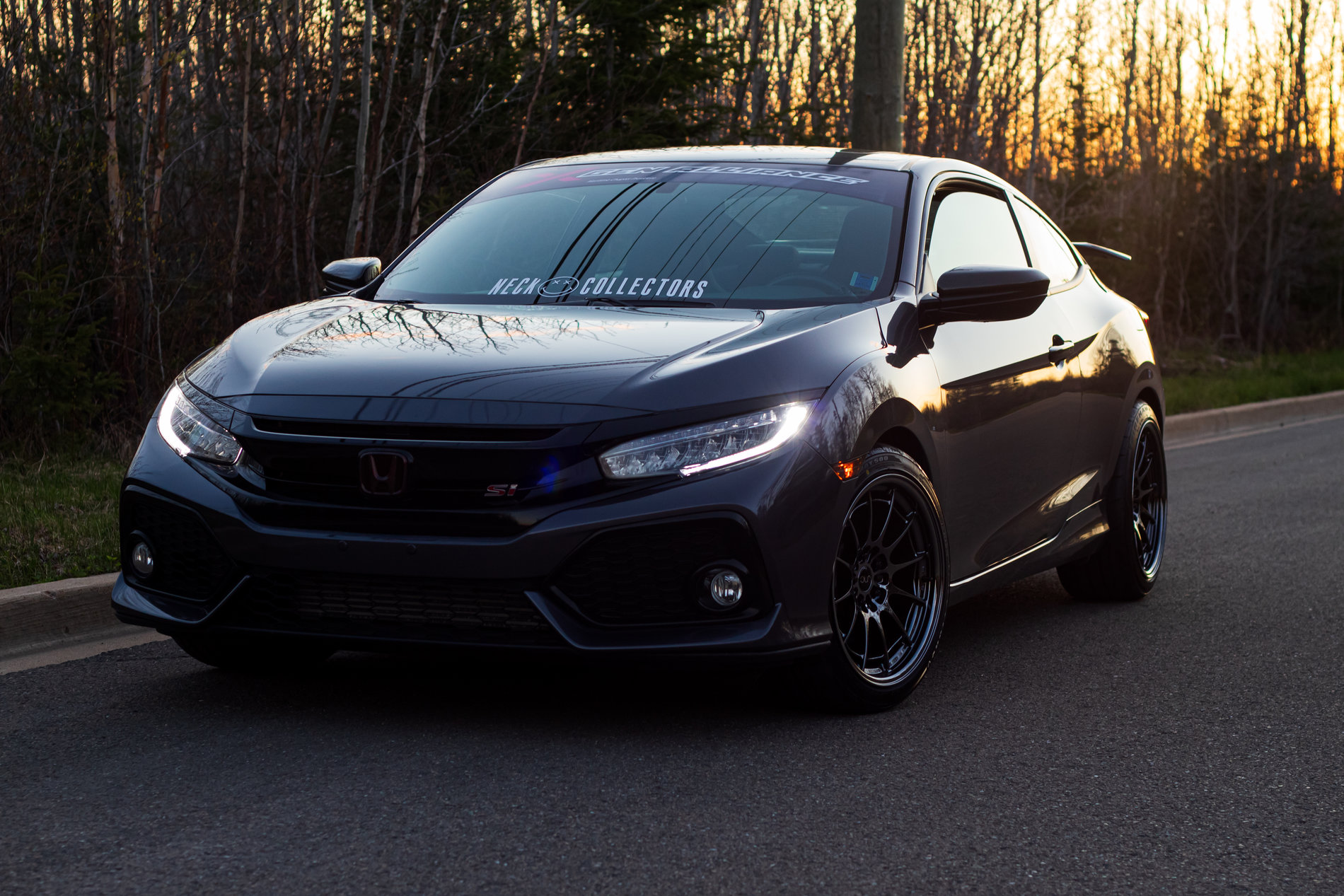 photo 4 Honda Civic custom wheels   18x9.5, ET +35, tire size 245/40 R18. x ET