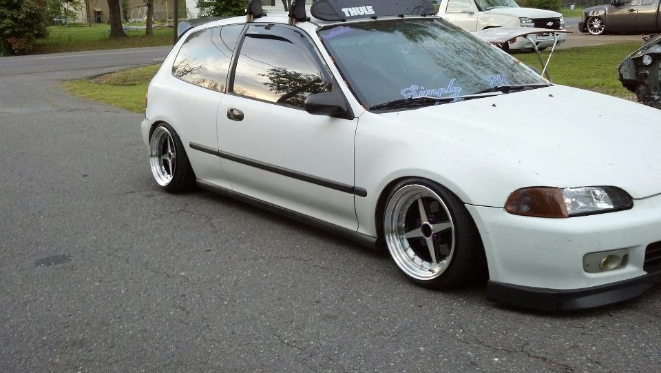 photo 1 Honda Civic custom wheels Rota Zero Plus 15x8.0, ET 0, tire size 165/45 R15. 15x8.0 ET0 165/45 R15