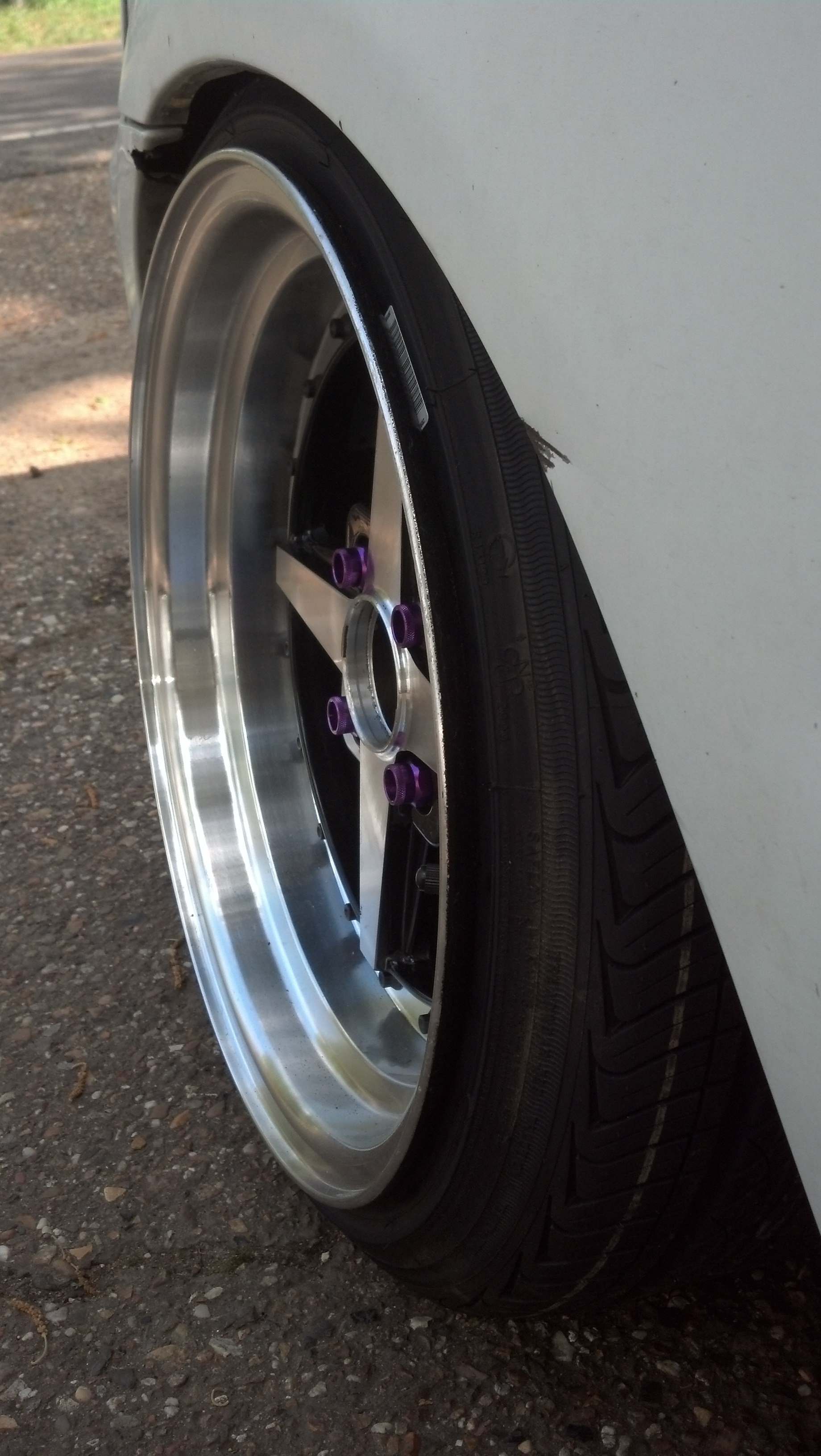 photo 2 Honda Civic custom wheels Rota Zero Plus 15x8.0, ET 0, tire size 165/45 R15. 15x8.0 ET0 165/45 R15