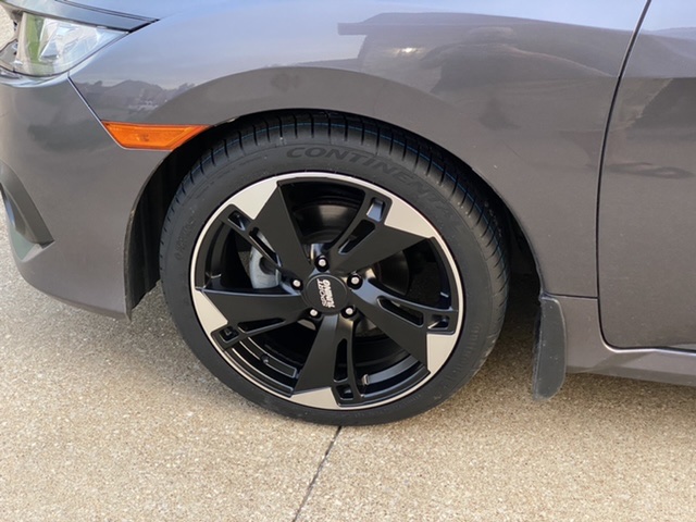 photo 1 Honda Civic custom wheels   18x, ET +45, tire size 235/40 R18. x ET